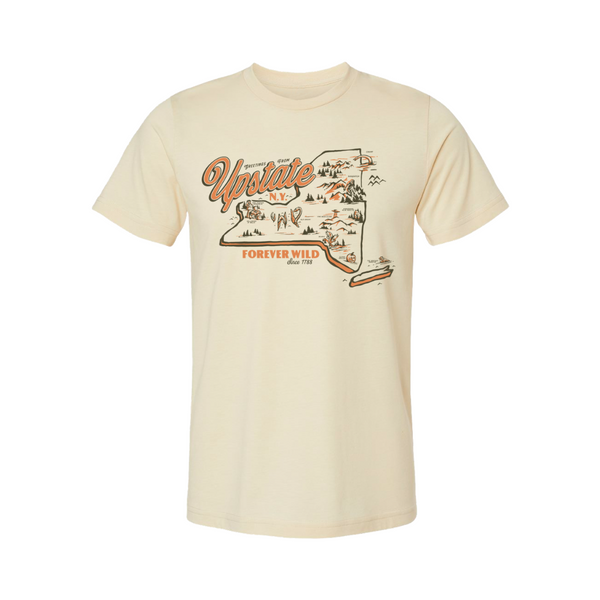 Our newest tee of the month: Upstate Legends & Lore - Cryptids Tee featuring Upstate cryptids such as Champ, Sasquatch, and more!