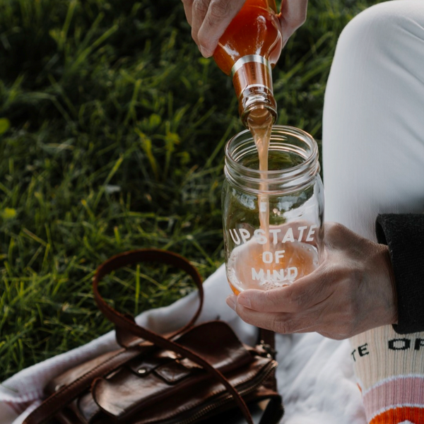 Upstate of Mind Mason Glass Jar