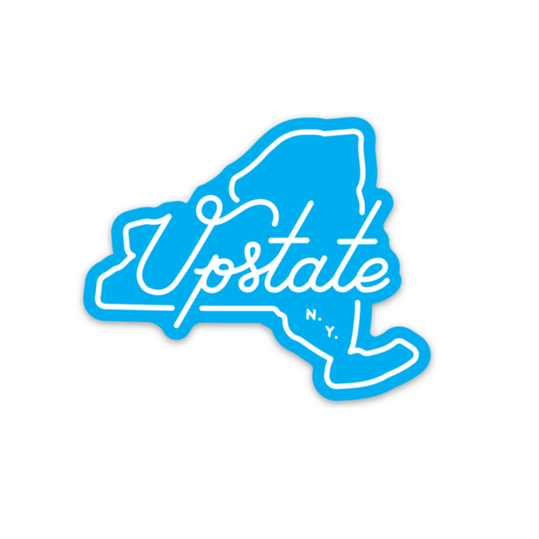 Blue Upstate Sticker