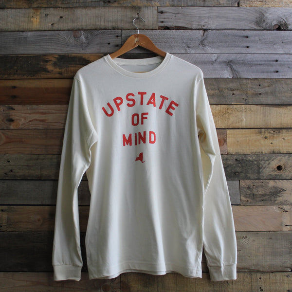 Upstate of Mind Classic Long Sleeve Tee - Natural