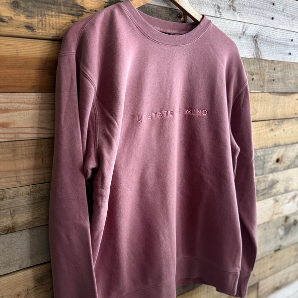 The Standard Stitch Crewneck - Raspberry