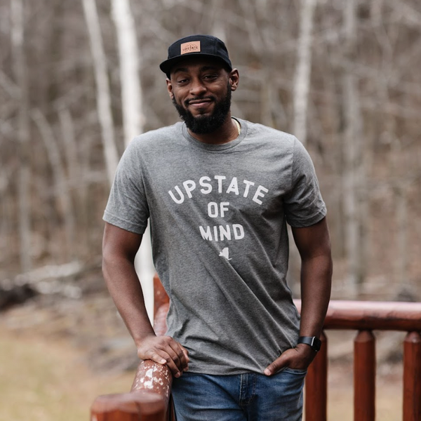 Upstate of Mind Tee - Deep Grey Heather