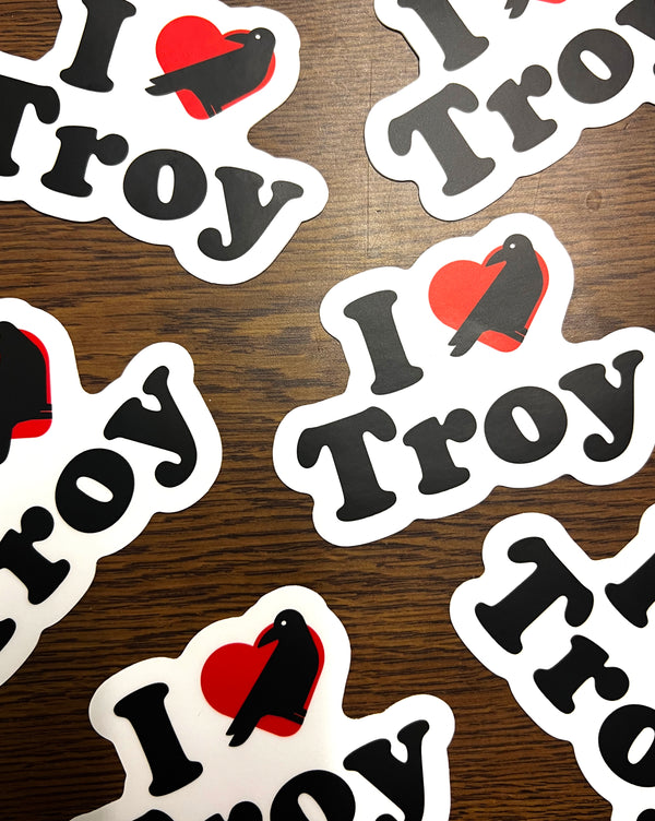 I Heart Troy Sticker