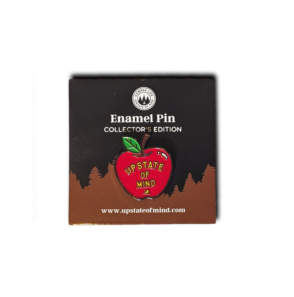 Upstate Apple Enamel Pin