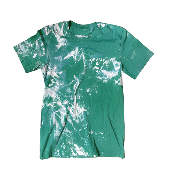 Bleach Dyed Tee - Forest Wash Small (Sample Sale)