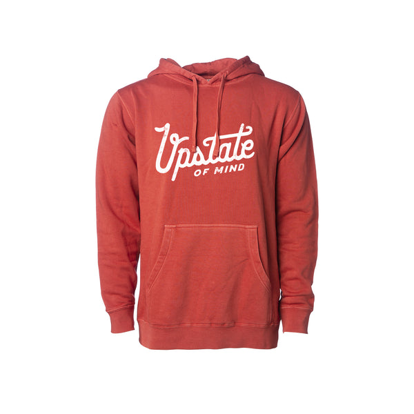 Heritage Script Hoodie - Amber Wash