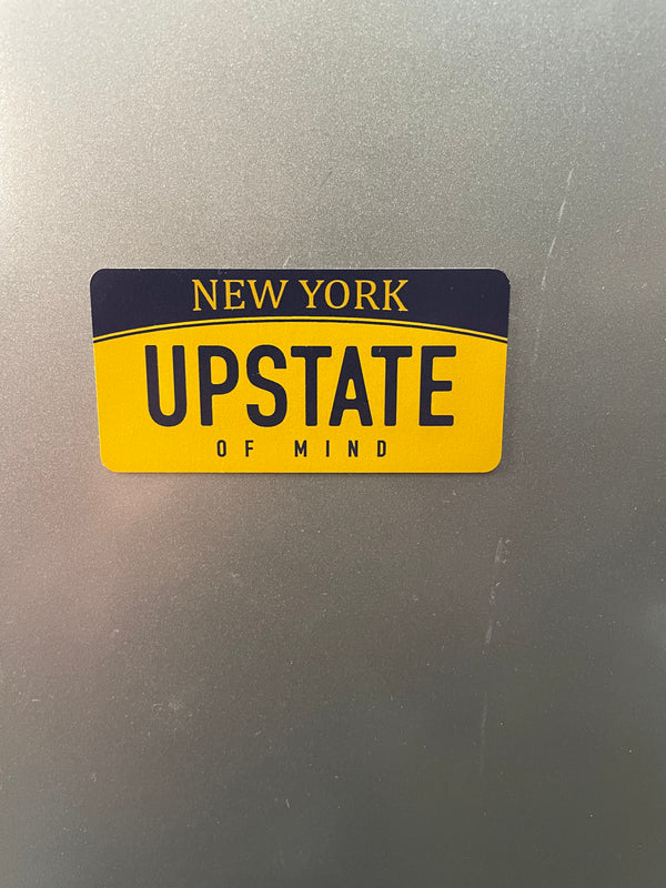 Upstate License Plate Magnet