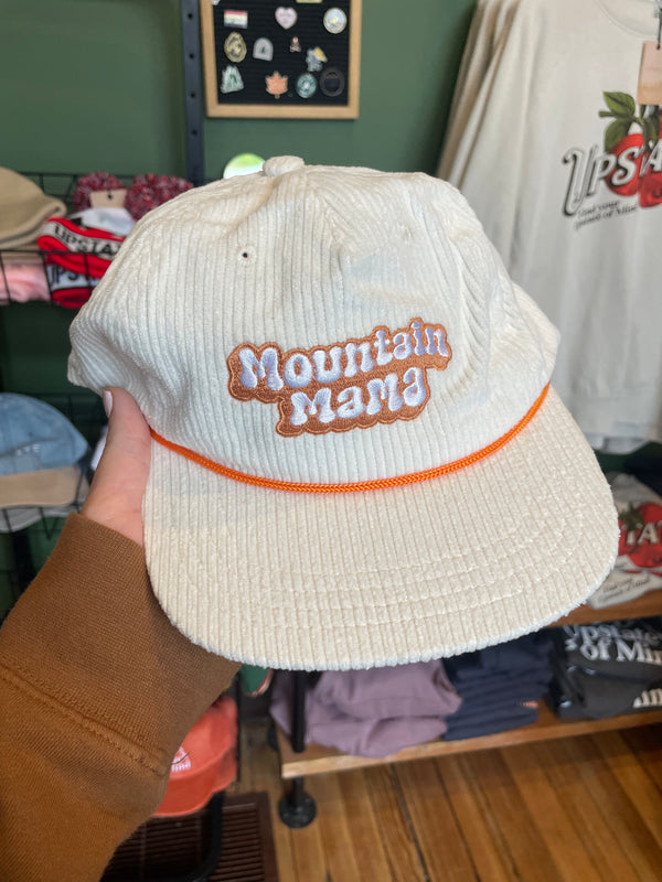 Mountain Mama Corduroy Cap