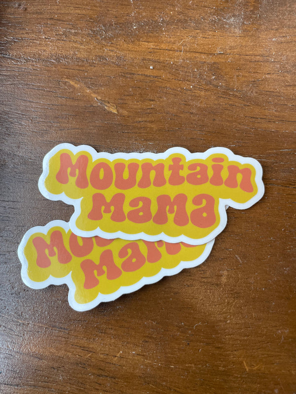 Mountain Mama Vinyl Sticker