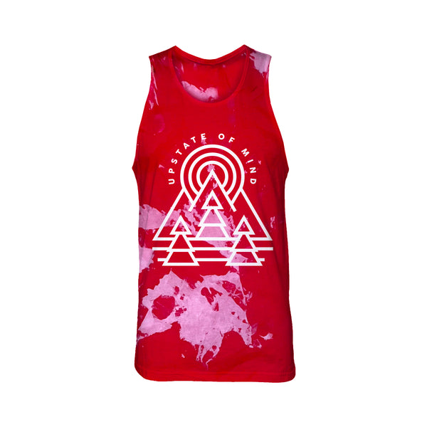 Mindset Tank Top - Bleached Out Red