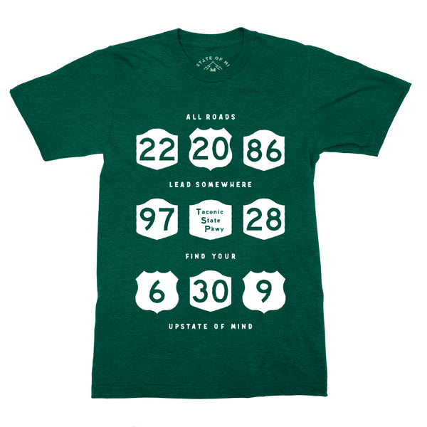 All Roads Tee - Forest Heather