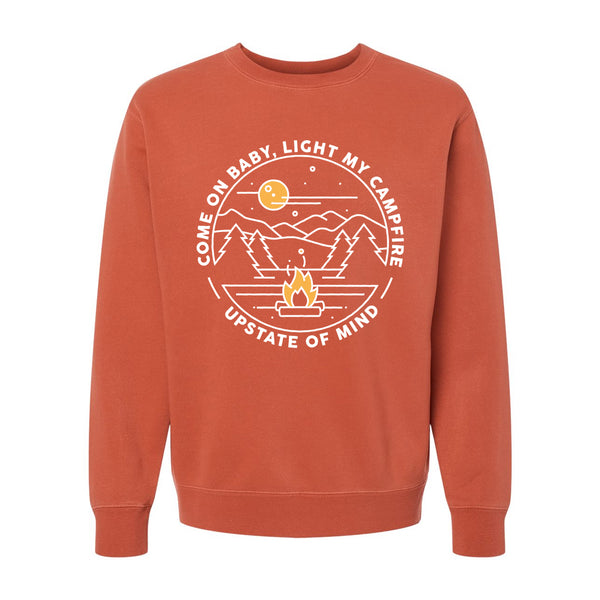 Light My Campfire Crewneck - Amber