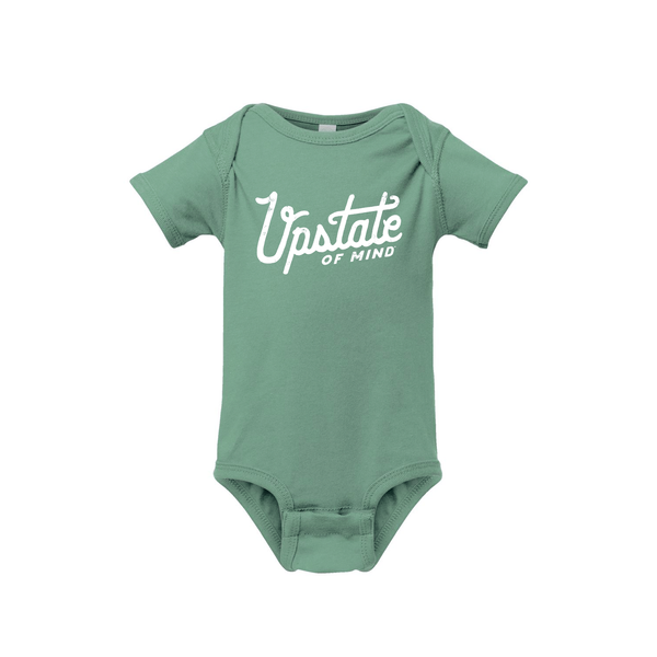 Upstate of Mind Heritage Onesie - Sea Green