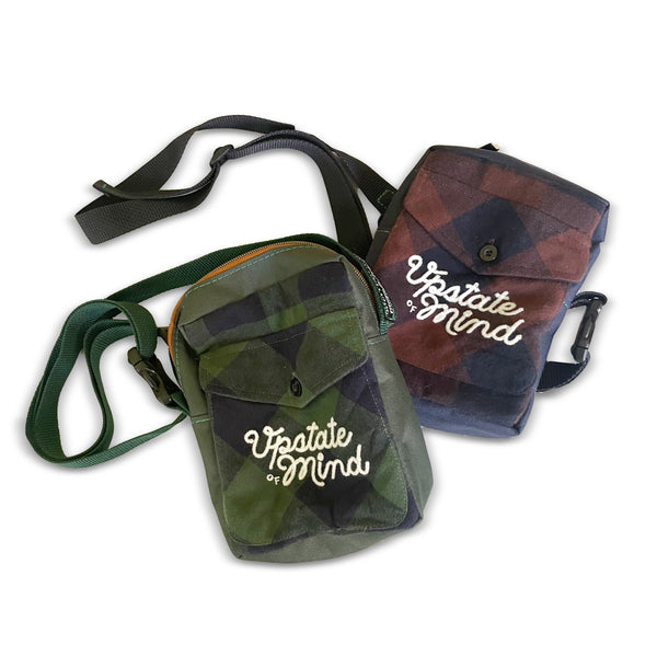 Upcycled Flannel Sling Bag — Upstate of Mind x ADK Packs