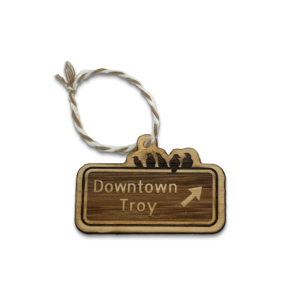 Crows of Troy Holiday Ornament