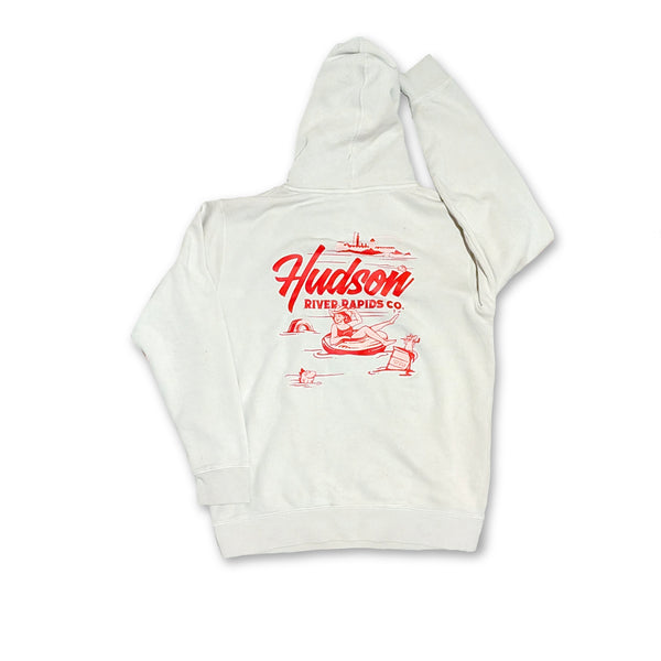 Hudson River Rapids Co. Vintage Hoodie - Natural Wash