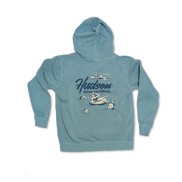 Hudson River Rapids Co. Vintage Hoodie - River Wash