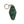 Load image into Gallery viewer, Upstate Motel Key Keychain in Forest Green. Chain, keyring, and raised text/illustrations are golden. Text reads: &quot;UPSTATE, NEW YORK / Upstate of Mind&quot;.
