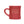 Load image into Gallery viewer, A product photo of The Upstater Ceramic Diner Mug. Mug is red with a tan graphic design of text that reads &quot;Find your Upstate of Mind&quot; in the middle.
