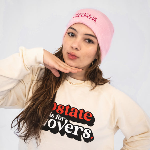 Upstate is for Lovers Cuffed Beanie