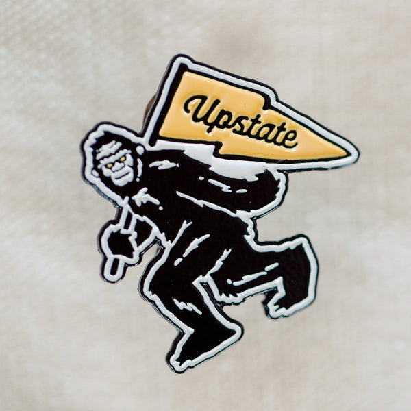 Upstate Squatch Enamel Pin