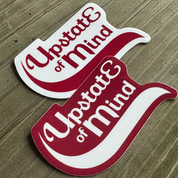 Stewies Sticker - Red Background