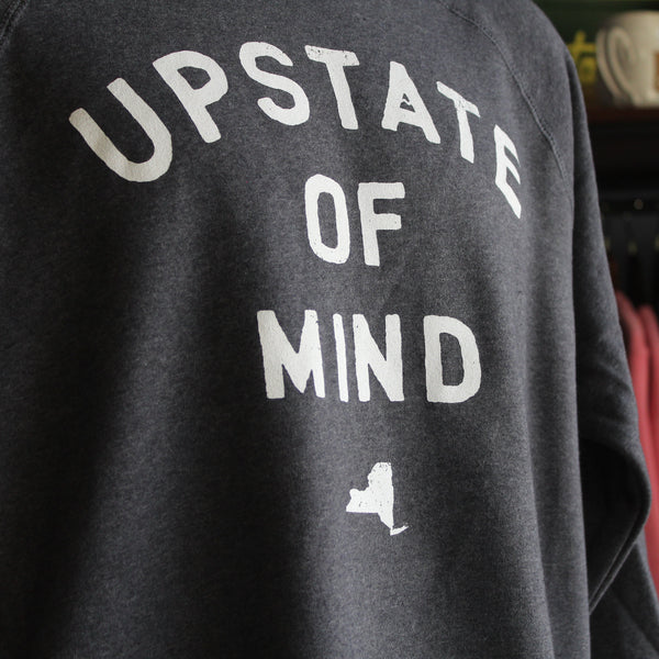 Upstate of Mind Crewneck - Charcoal Heather