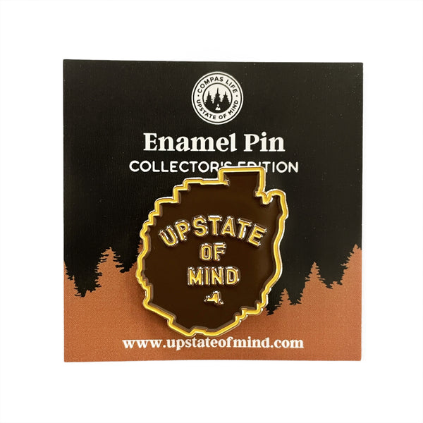 Upstate of Mind ADK Park Enamel Pin