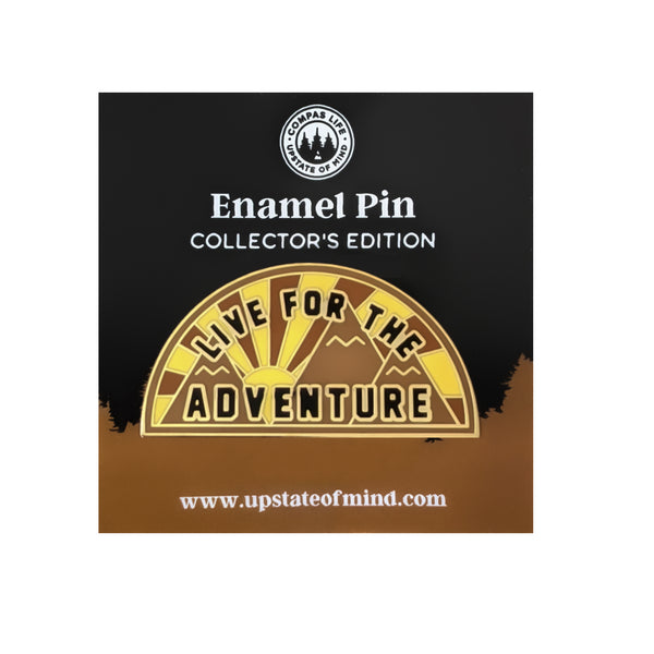 Live for the Adventure Enamel Pin
