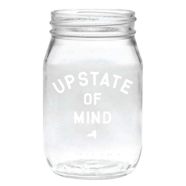 Upstate of Mind Mason Jar Pint Glass - Case Pack (12 Units)