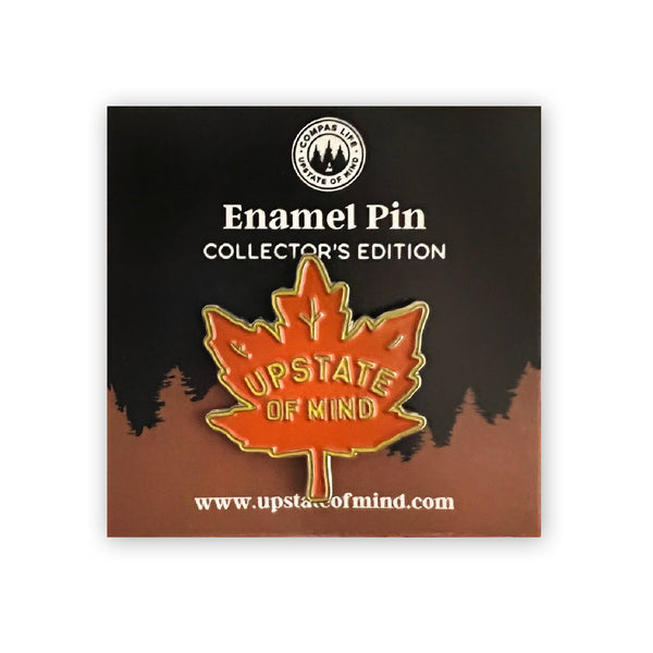 Upstate of Mind Maple Enamel Pin