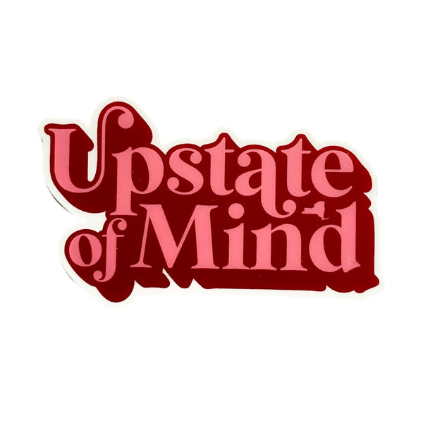 Upstate of Mind Love Theme Sticker