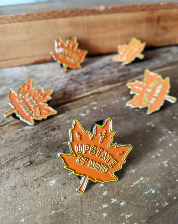 Upstate of Mind Maple Enamel Pin