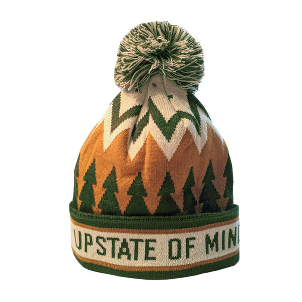 Upstate of Mind Retro Pom Beanie