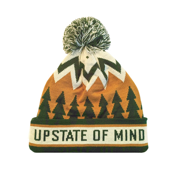 Upstate of Mind Retro Pom Beanie