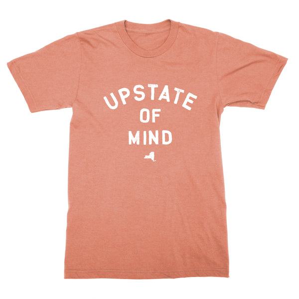 Upstate of Mind Tee in Sunset Heather.